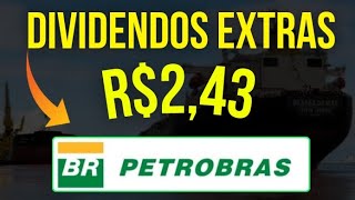 PETR4 PETROBRAS DIVIDENDOS BILIONÁRIOS CHEGANDO ATÉ VOCÊ dividendos petr4 investir ações [upl. by Eisyak]