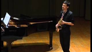 C Debussy  Rapsodie saxophonepiano [upl. by Lenra481]