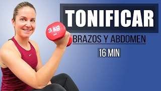 Fortalece tu Abdomen y Brazos 💪🏻😍 con atención intención y cariño  16 minutos [upl. by Etteyafal]