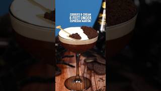 Halloween Espresso Martini Idea Cookies amp Cream Martini 🪦 espressomartini [upl. by Annaor]