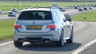 BMW M5 E61 Touring with EISENMANN RACE Exhaust  LOUD Accelerations Pure V10 Sound [upl. by Kara-Lynn30]