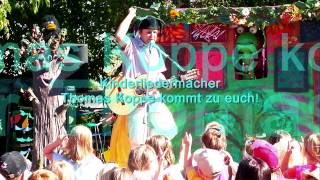 Kinderlieder im Tierpark Gera Kinderliedermacher Thomas Koppe [upl. by Oznecniv]