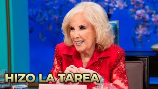 La advertencia de Mirtha que dejó duros a sus invitados quotOjo que me leí todos sus currículumsquot [upl. by Etnuahc]