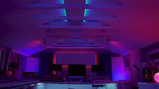 Studio Lighting Setup with MiBoxer Spotlights B4 Wall Control Panel and RGBCCT LED Strips [upl. by Alra]