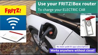 Charge an electric car with a FRITZBox amp FritzDECT 210 Elektroauto Laden [upl. by Ellenaej414]