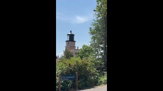 Split Rock Lighthouse from the Beach shorts [upl. by Cherian]