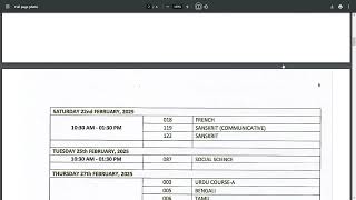 CBSE Secondary Education Board examination time table 2024 [upl. by Charisse]