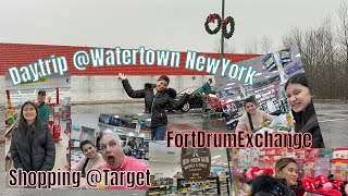 Daytrip at WaterTown New York Shopping at Target and exploring FortDrum NewYork [upl. by Etteuqram437]