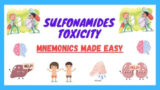 Side effects of Sulfonamides Antibiotics Mnemonics Pharmacology Mnemonics Mnemonics Made Easy [upl. by Aicen]