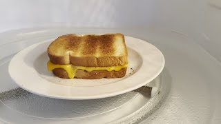 Microwave Grilled Cheese  How To Make Grilled Cheese Sandwich In The Microwave [upl. by Dulce87]