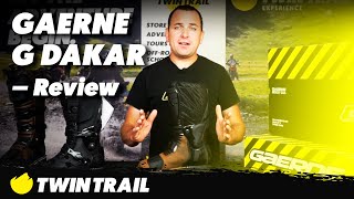 Botas Gaerne G Dakar  TwinTrail Review [upl. by Aerua]