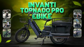 Invanti Tornado Pro Cargo EBike Review  Worlds First Smart Cargo EBike🔥  4K [upl. by Letnohc521]