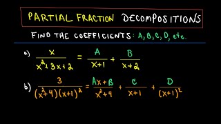 ❖ Partial Fraction Decomposition  Two Full Examples ❖ [upl. by Ragnar959]