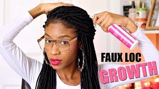 My Crochet Faux Locs Maintenance► Natural Hair Protective Styles [upl. by Cecelia]