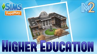 Sims FreePlay  Higher Education Quest Lets Play Ep 18 [upl. by Marybella632]