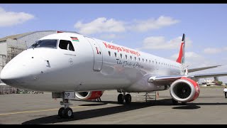 Embraer 190 Landing At JKIA Nairobi  Gopro [upl. by Brenk]