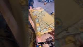 how to cut pashmina scarf shortvideo youtubeshorts pashninacraft fashion shorts [upl. by Croner]