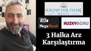 3 Halka Arz Tek Tablo Detaylar megmt kboru surgy Alış Stratejim Karşılaştırma [upl. by Margarita]