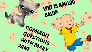 Common Questions With Mary Jane 1  WHY IS CAILLOU BALD [upl. by Notselrahc]