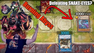 BA defeating TIER 0 SNAKEEYES  Burning Abyss vs SnakeEyes  Yugioh Master Duel Ranked Match [upl. by Priebe]