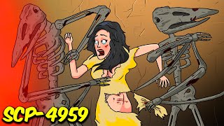 Le Dinosaure Zombie SCP4959  Le Ptérodactylactère de Teotihuacan Animation SCP [upl. by Elleynad]