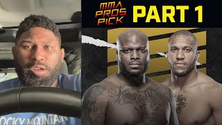 MMA Pros Pick ✅ Derrick Lewis vs Ciryl Gane  Part 1 👊 UFC 265 [upl. by Asiluj]