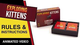 How to play Exploding Kittens  Learn Exploding Kittens card game rules amp regulations [upl. by Hazrit]