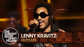 Lenny Kravitz Human  The Tonight Show Starring Jimmy Fallon [upl. by Randi]