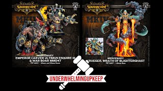 Warmachine Mk4  Kruegar amp Carver Unboxing [upl. by Yoko]