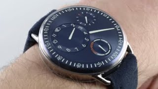 PreOwned Ressence Type 1N “Night Blue” Type1N Luxury Watch Review [upl. by Slayton595]