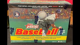 🔥 Another Monster Hit 🔥 I am on Fire 🔥 2024 Topps Heritage Baseball Monster Box Break  Target Mega [upl. by Eelarbed]