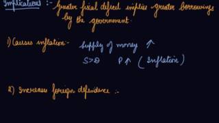 Fiscal Deficit  Class 12 Macroeconomics Government Budget and the Economy [upl. by Kippar]