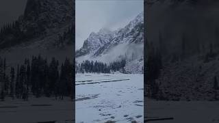 Snowfall at Mahodand Lake  A Winter Wonderland in Swat Valley kumratvalley swattravelguide [upl. by Alur865]