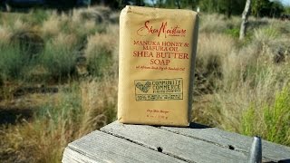 Shea Moisture Manuka honey amp Mafura oil Shea Butter bar Review [upl. by Hamner]