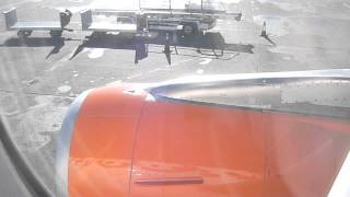 easyjet A320 engine start at Barcelona [upl. by Salene]