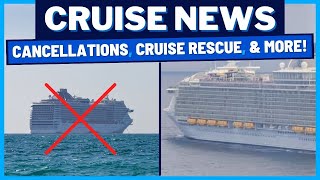 CRUISE NEWS Red Sea Cruises Cancelled Royal Caribbean Cruise Rescue Itinerary Changes amp MORE [upl. by Ainivad93]