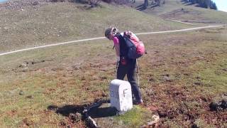 Randonnée la Dôle depuis le Col de la Faucille avril 2017 [upl. by Hendrickson]