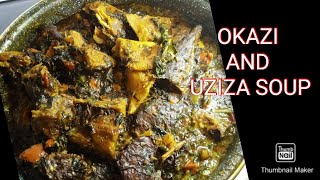 How To Cook Thick Okazi Soup For Abroad People  Dried Okazi And Spinach For Nigerians In Europe [upl. by Leban]