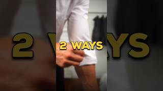 🎯 Master the Perfect Sleeve RollUp Technique 💪👔 mensfashion ytshorts [upl. by Netsew]