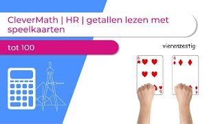 CleverMath  HR  getallen lezen met speelkaarten tot 100 [upl. by Jael535]