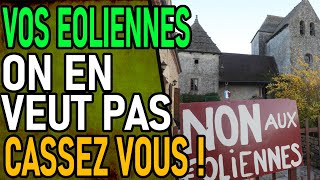 DES VILLAGEOIS Protègent Leur VILLAGE Dun Projet EOLIEN [upl. by Afatsuom]