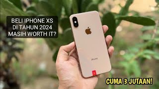 CUMA 3 JUTAAN Beli iPhone Xs di tahun 2024  Masih worth it [upl. by Ahsenat338]