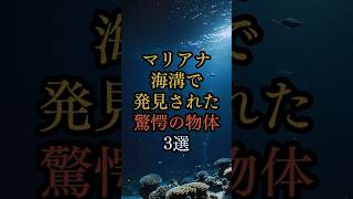 【驚愕の深海ミステリー】マリアナ海溝で発見された驚愕の物体3選！汚染物質と驚異の深海生物 [upl. by Lenox]