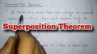 Superposition Theorem ll Statement amp Explanation with example ll Basic Electronics ll BScPhysics l [upl. by Alexis]