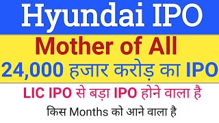 Hyundai IPO  Hyundai IPO News  IPO News Today  IPO GMP Today  Upcoming IPO in February 2024 [upl. by Adelia]