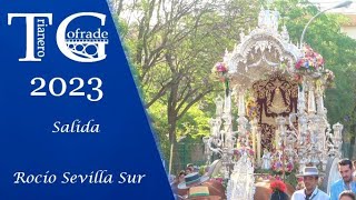 4K Salida del Rocío de Sevilla Sur  Rocío 2023 [upl. by Kam]