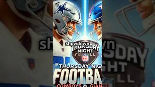 Cowboys vs Giants Thursday Night Football Predictions and Trend draftkings football nflgame [upl. by Ahcila]