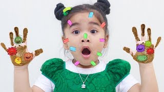 Suri Pretend Play Funny Story About Huge Pimples [upl. by Eeruhs]