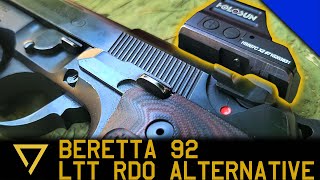 Beretta 92 Red Dot mounting  LTT RDO alternative [upl. by Laforge227]