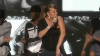 Mariah Carey live  quotObsessedquot  Interview with Nick Cannon [upl. by Eet613]